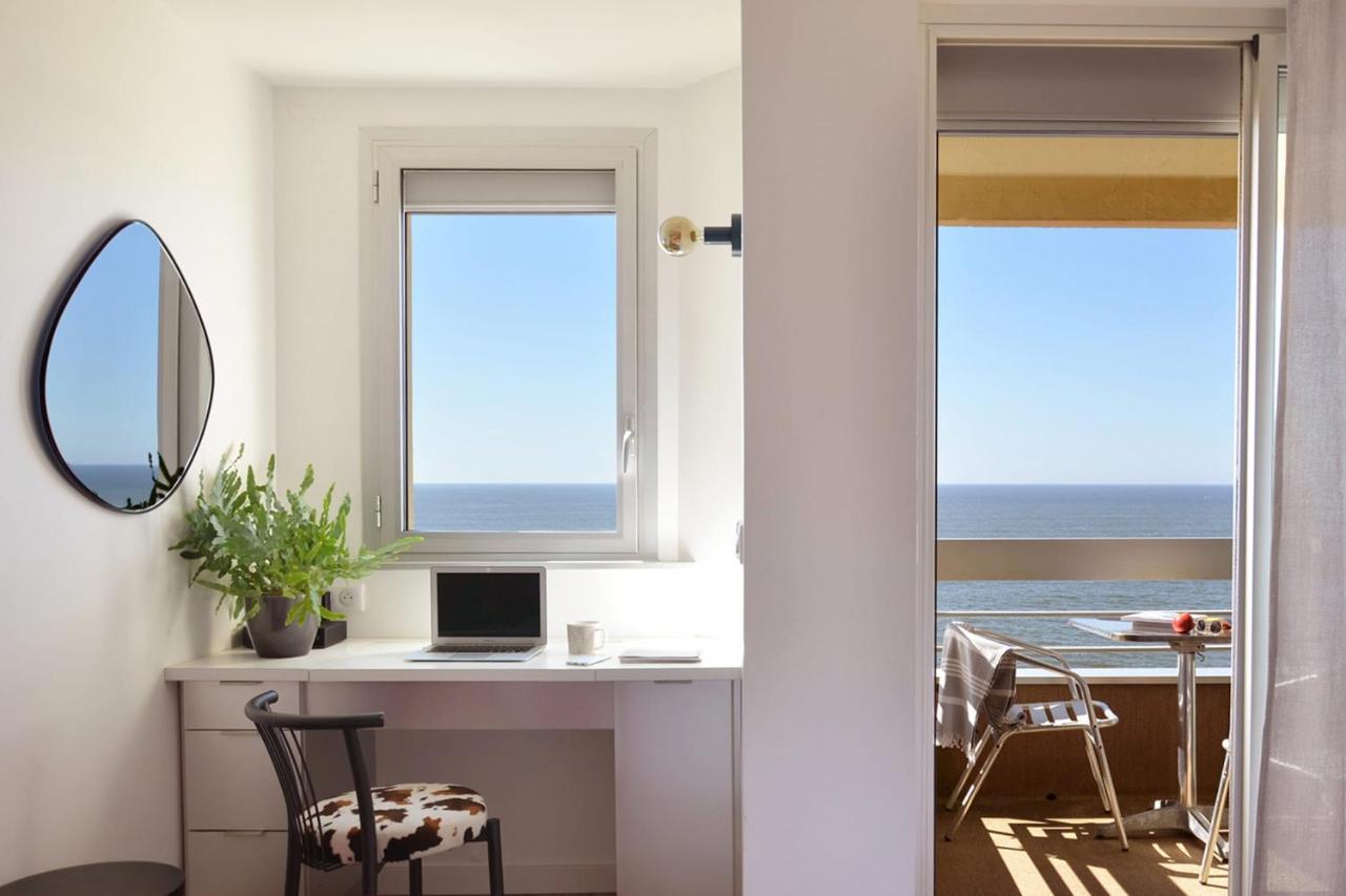 ביאריץ Nouvelle Vague Modern Ocean View Studio W Balcony - Swimming Pool מראה חיצוני תמונה